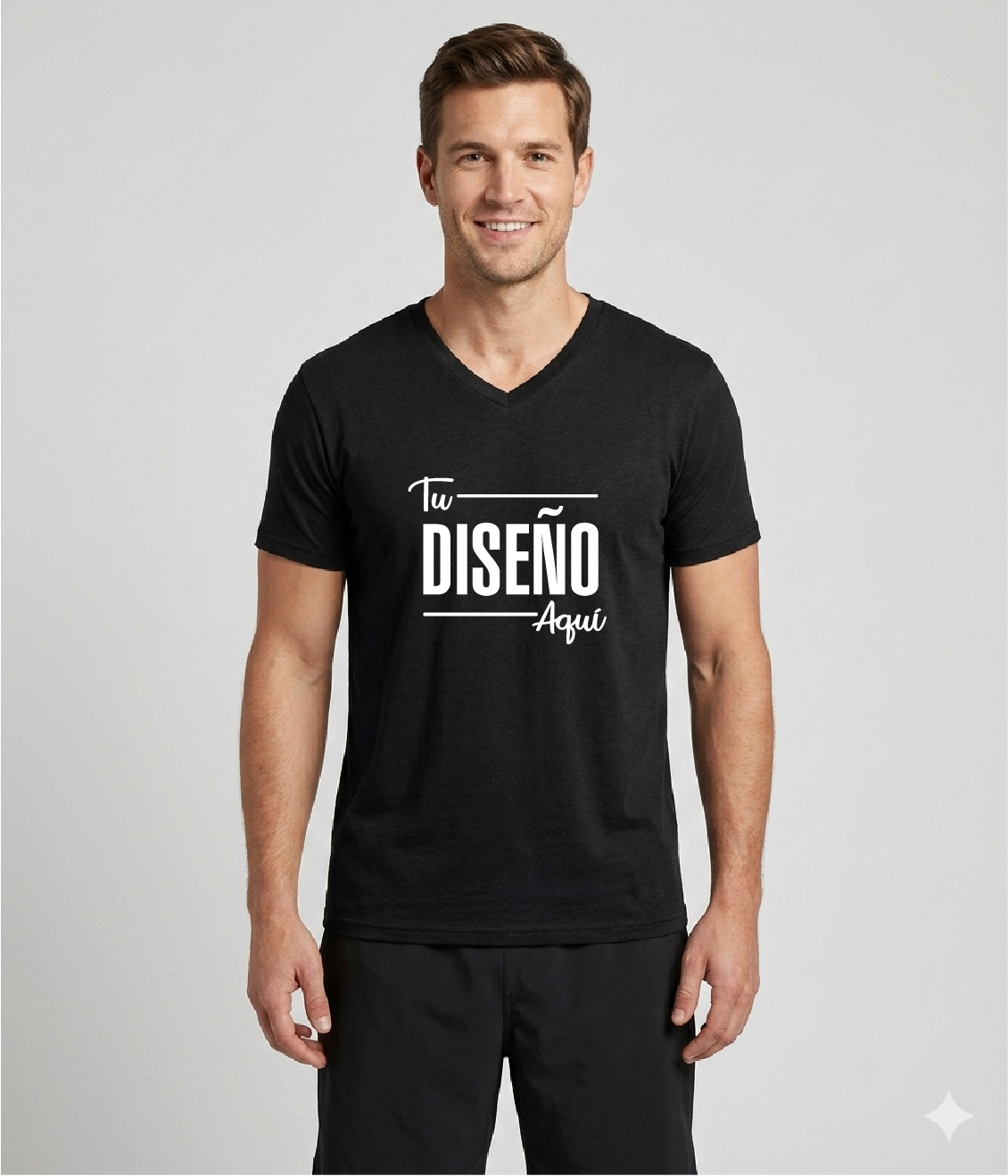 Yazbek Playera Cuello V Para Hombre C0306