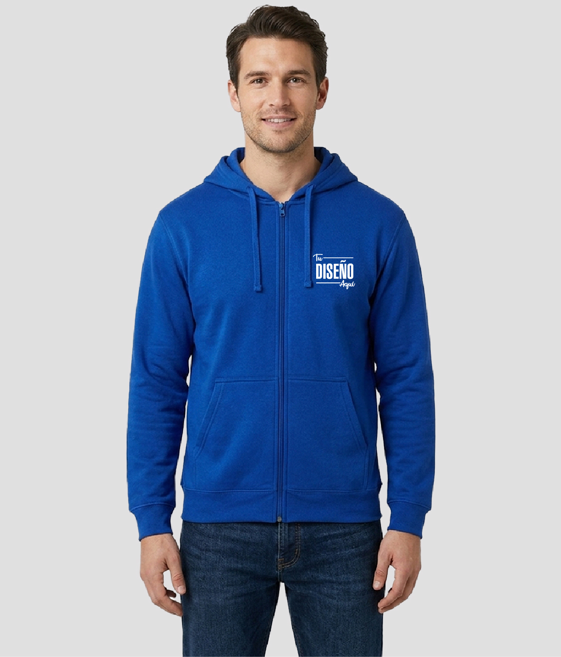 Yazbek Sudadera Unisex  Adulto Capucha con Cierre C0702