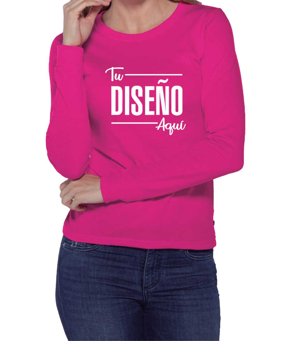 Yazbek Playera Manga Larga Para Mujer D0304