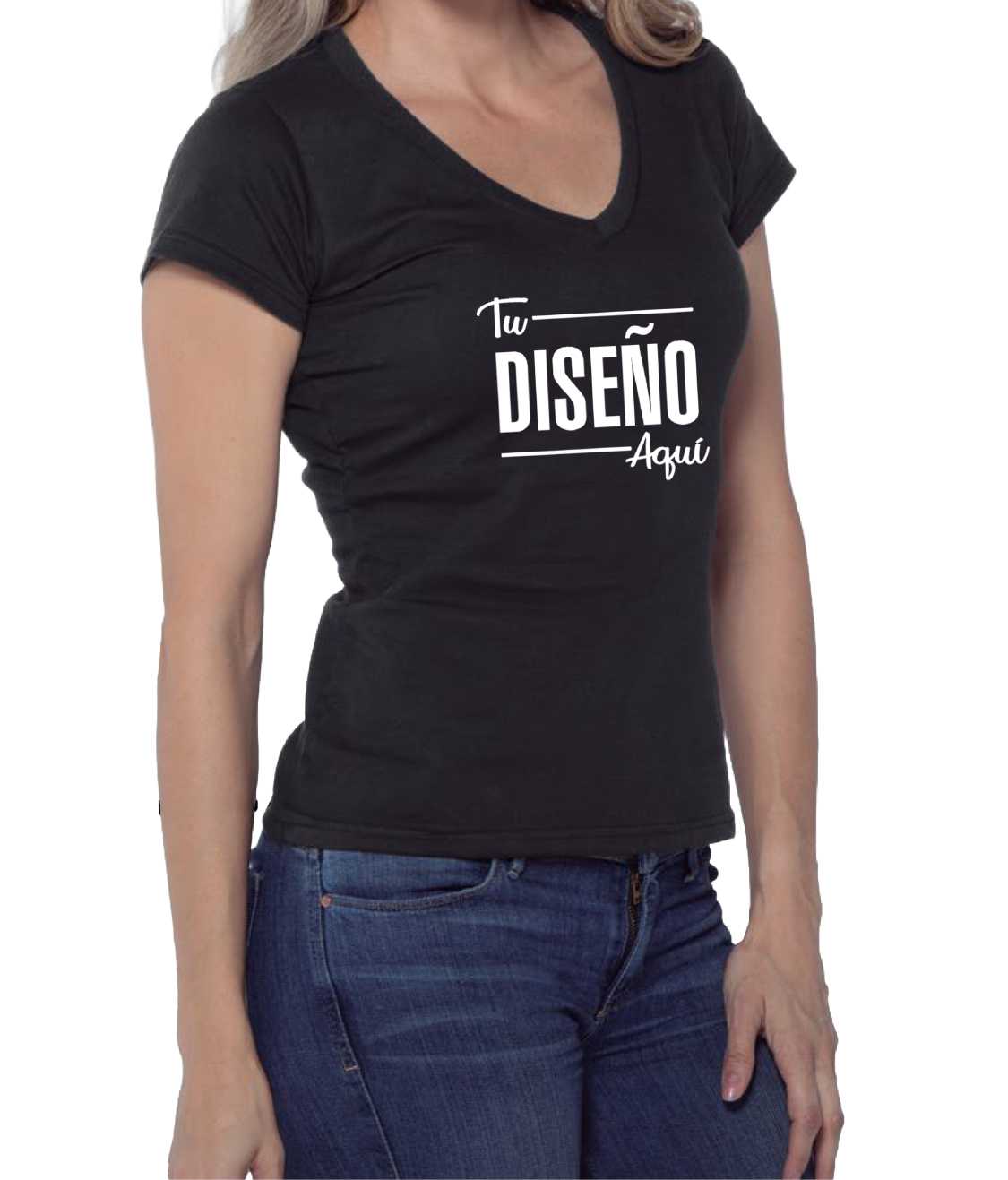 Yazbek Playera Yazbek Cuello V Para Mujer D0306