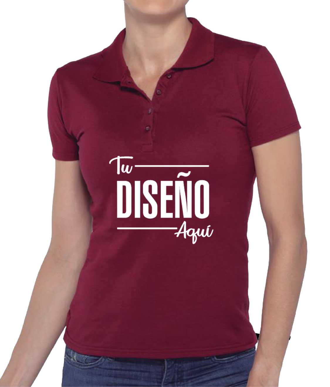 Yazbek Playera Polo Para Mujer 50 Algodón 50 Poliéster D0550