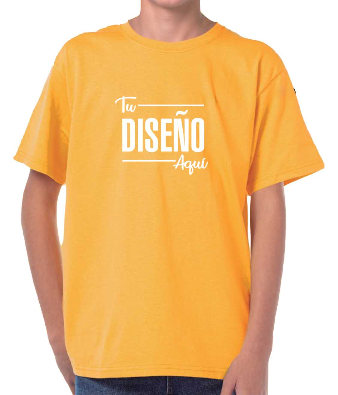 Yazbek Playera Juvenil Algodón Peso Completo J0300