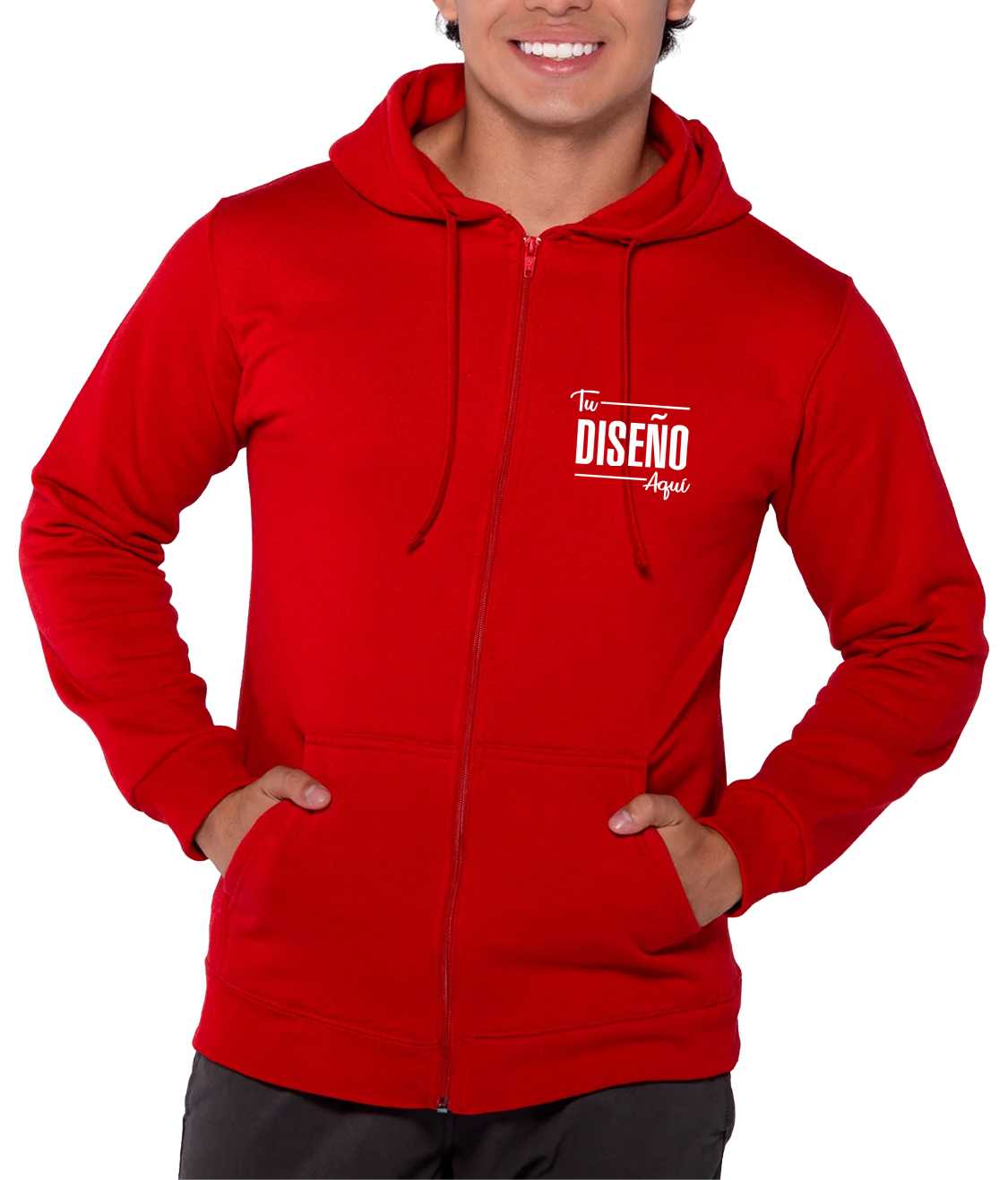 J0702 Sudadera c/Capucha y Cierre Infantil/Juvenil Unisex (8-14 años)