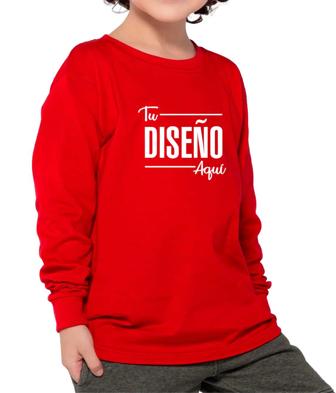 Yazbek Playera Manga Larga Niño (4-14 años) N0304