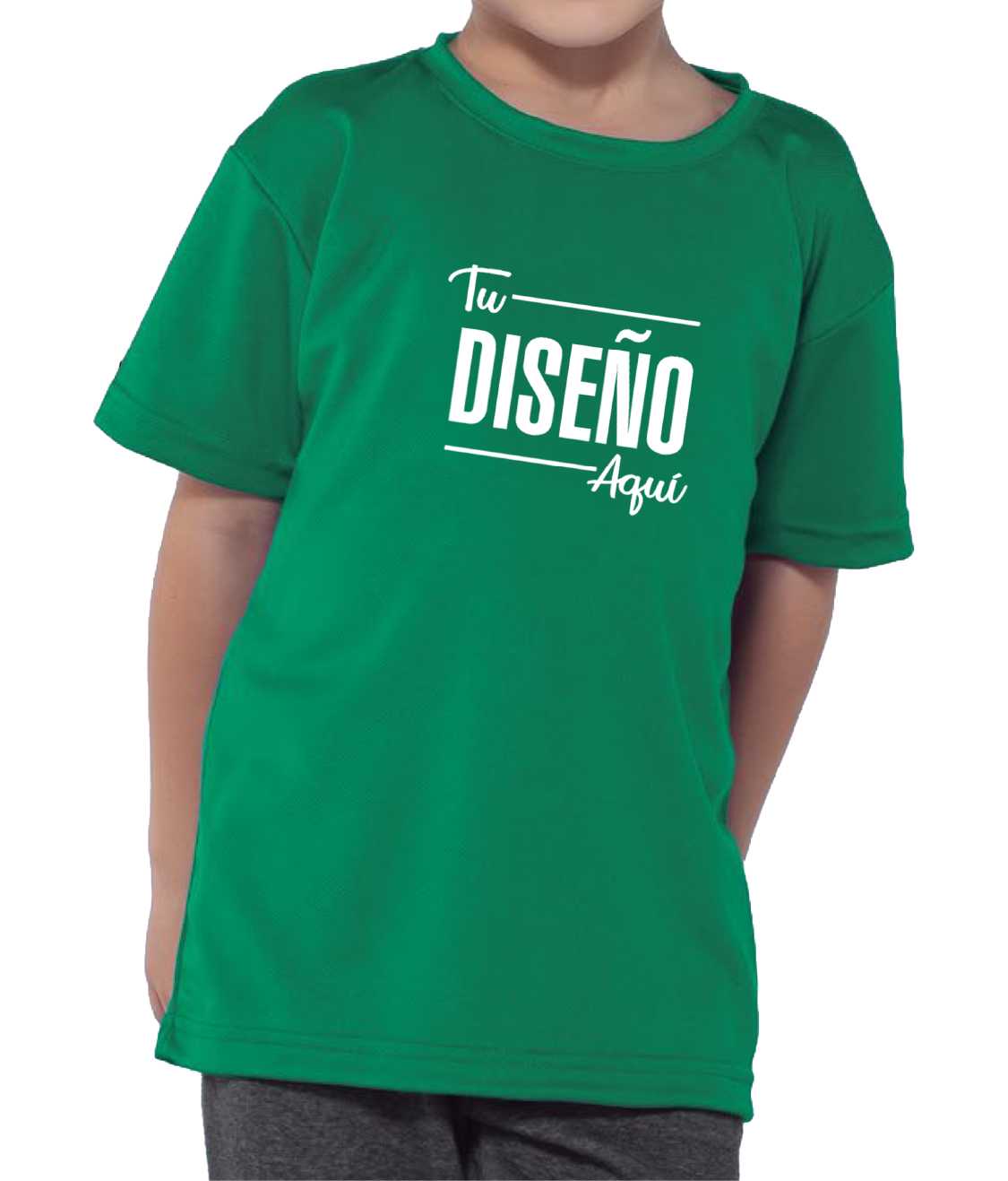 Yazbek Playera Deportiva Para Niño (4-14 años) 100% Poliéster N01302