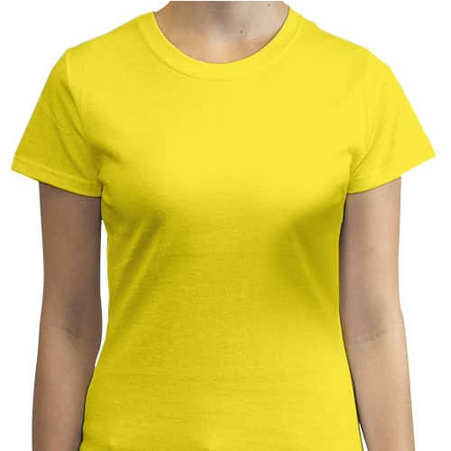 playeras amarillas para mujer
